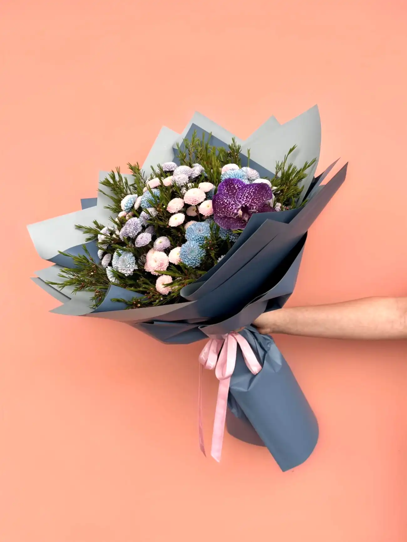 Karışık Vip Krizantem Buketi