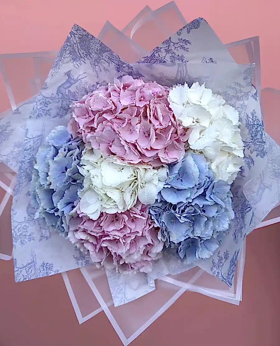 Alisa Karışık Ortanca Buketi