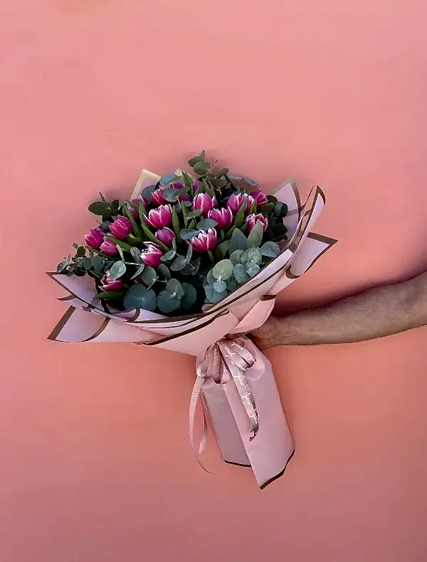 Bianka Pembe Lale Buketi