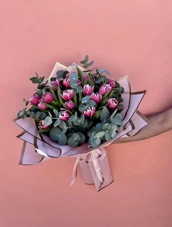 Bianka Pembe Lale Buketi