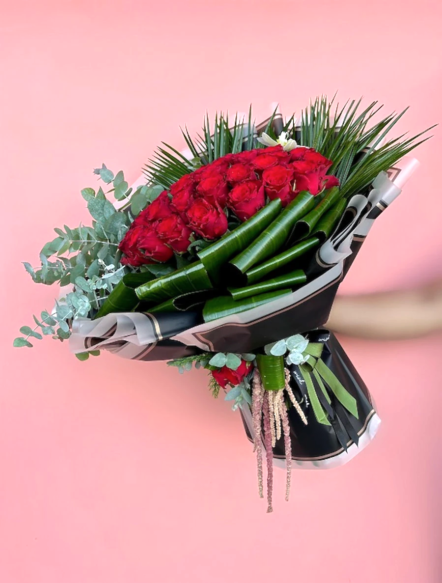 Bonita Kırmızı Gül Buketi