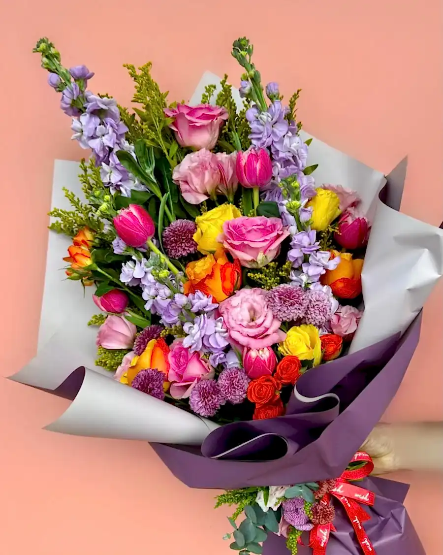 Colourful Love Renkli Karışık Buket