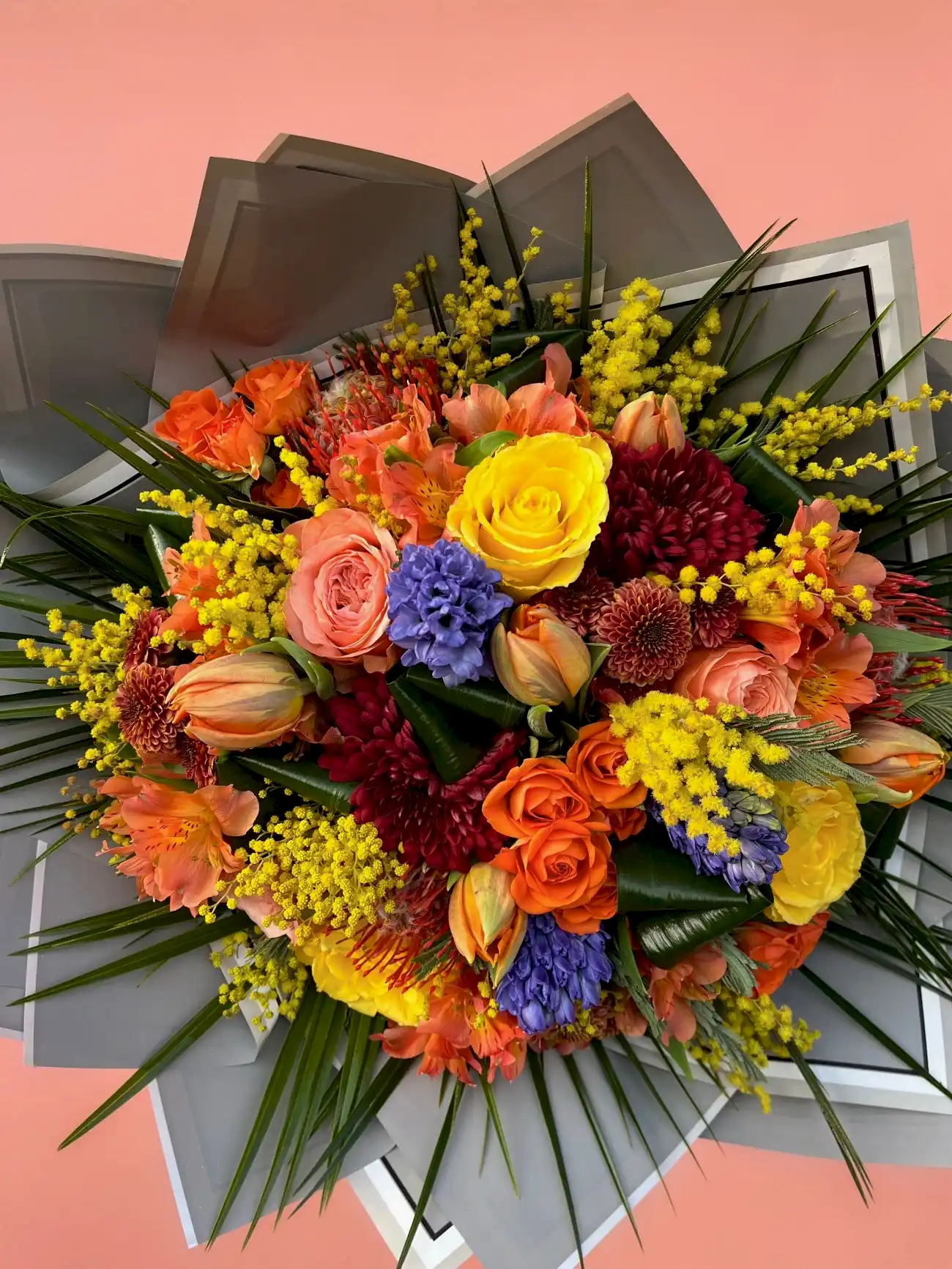 Sombre Karışık Lüks Buket