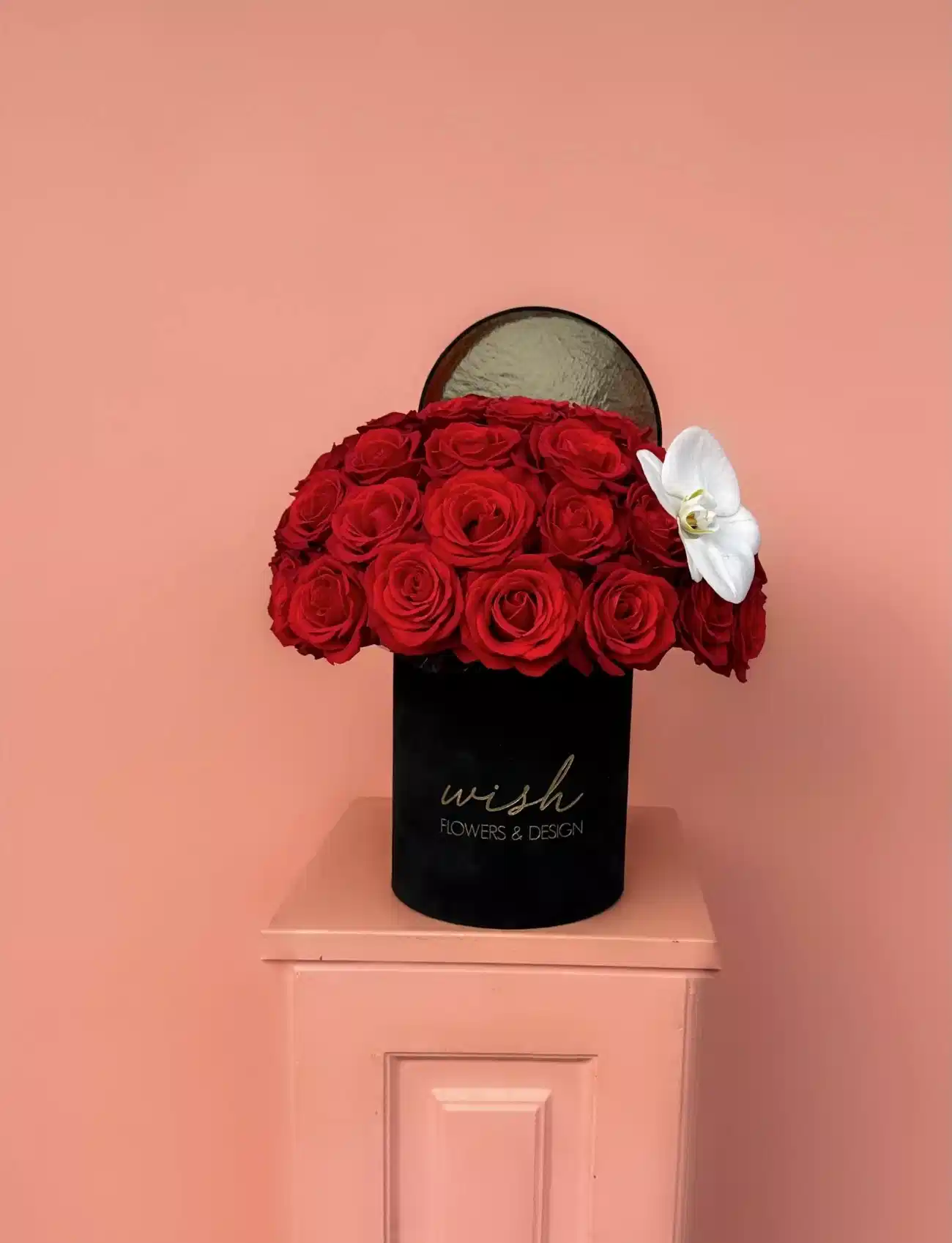 Love Box Kadife Kutuda Kırmızı Güller