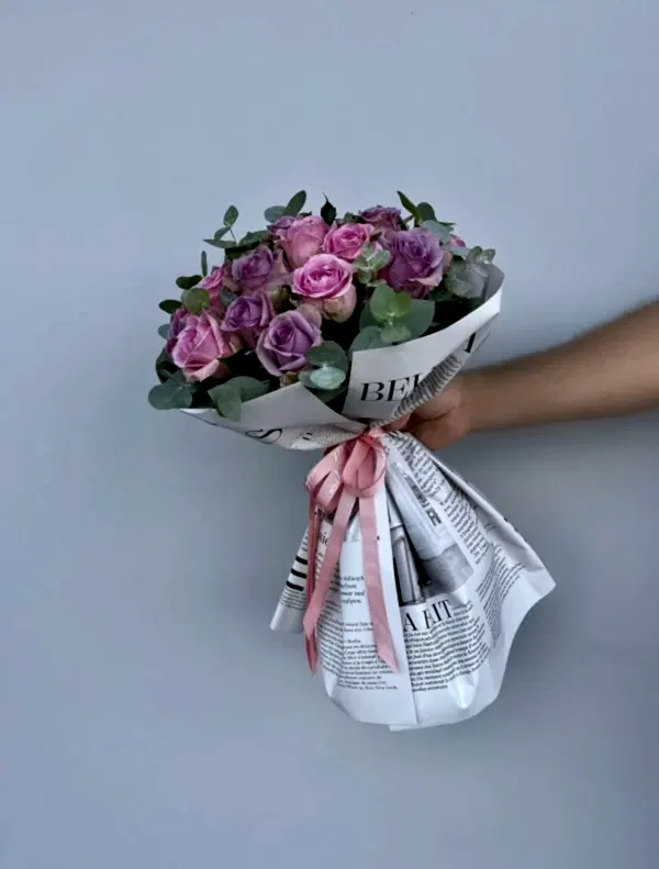 Paula Karışık Gül Buketi