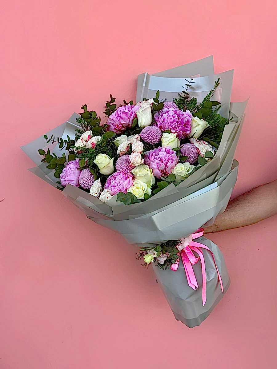 Peony Passion Şakayıklı Karışık Buket