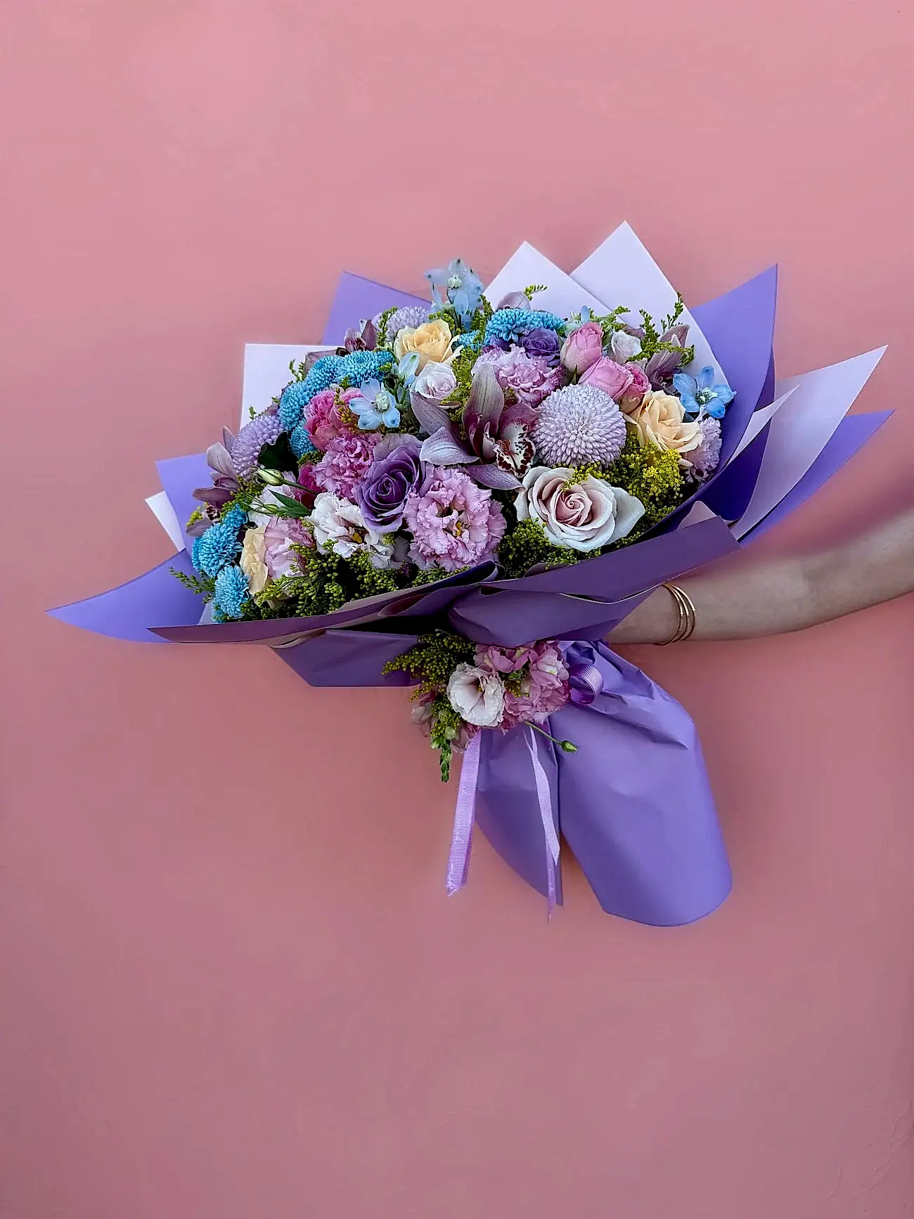 Rainbow Romance Karışık Lüks Buket